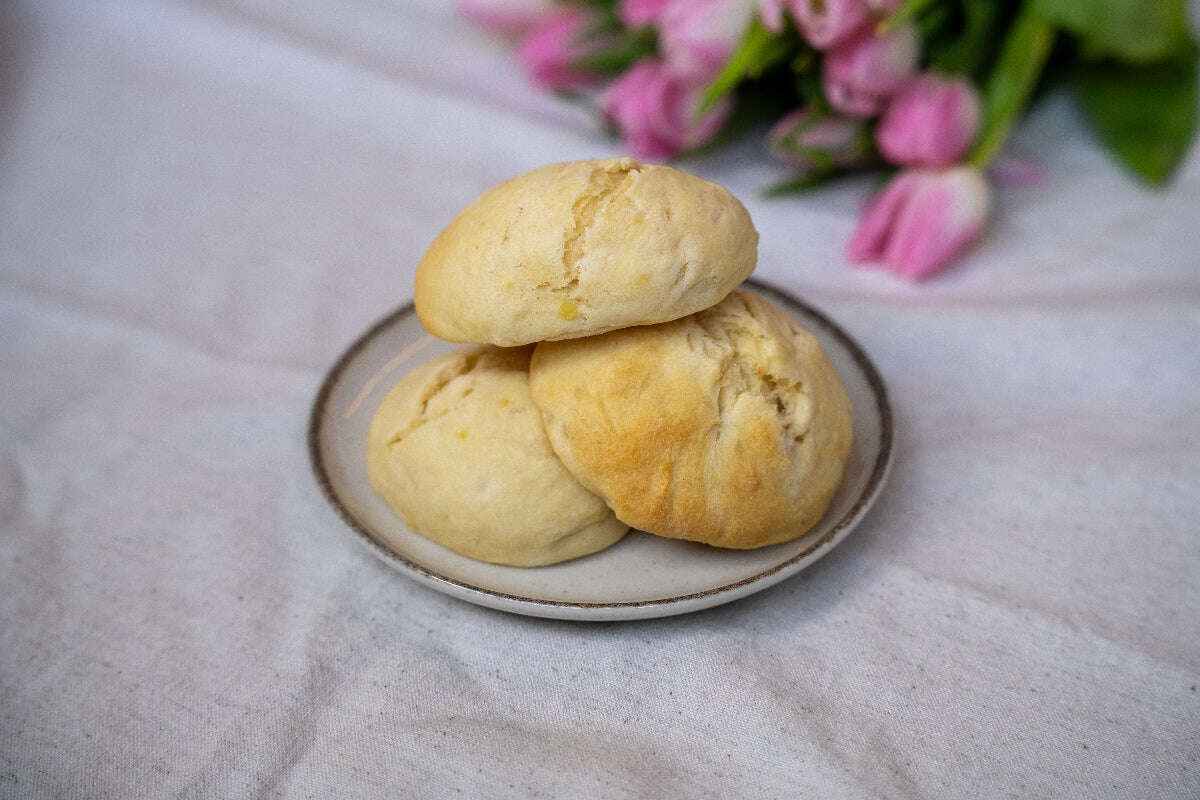 Mini Lemon Scones (Plantbased), Per 4 Stuks