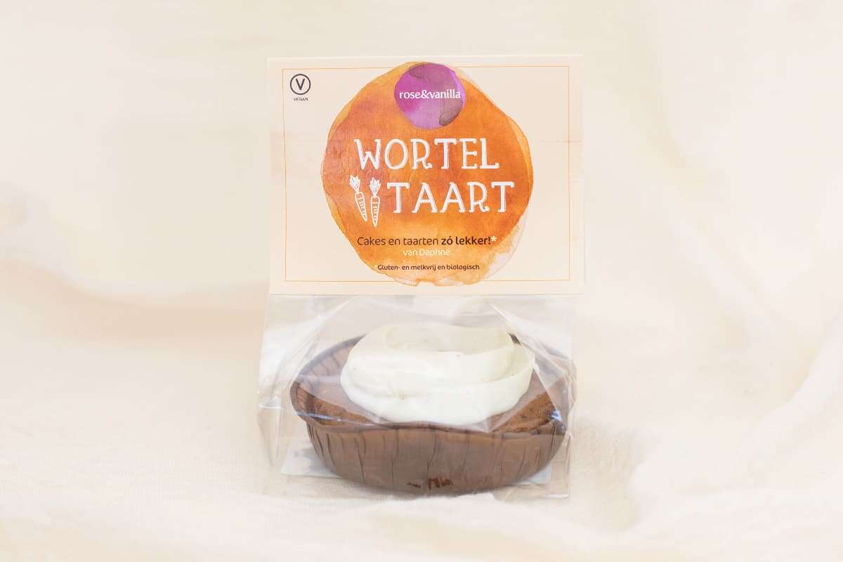 Individual Plantbased Carrot Nut Cake (Gluten Free) Koekela