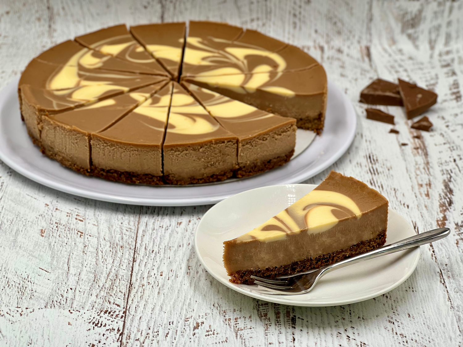 Maandtaart Oktober 2024 - Milk Chocolate Cheesecake