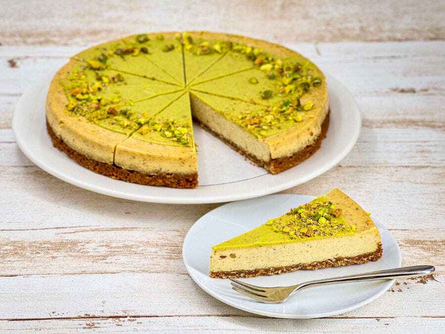 Maandtaart Maart 2026 - Pistache Cheesecake