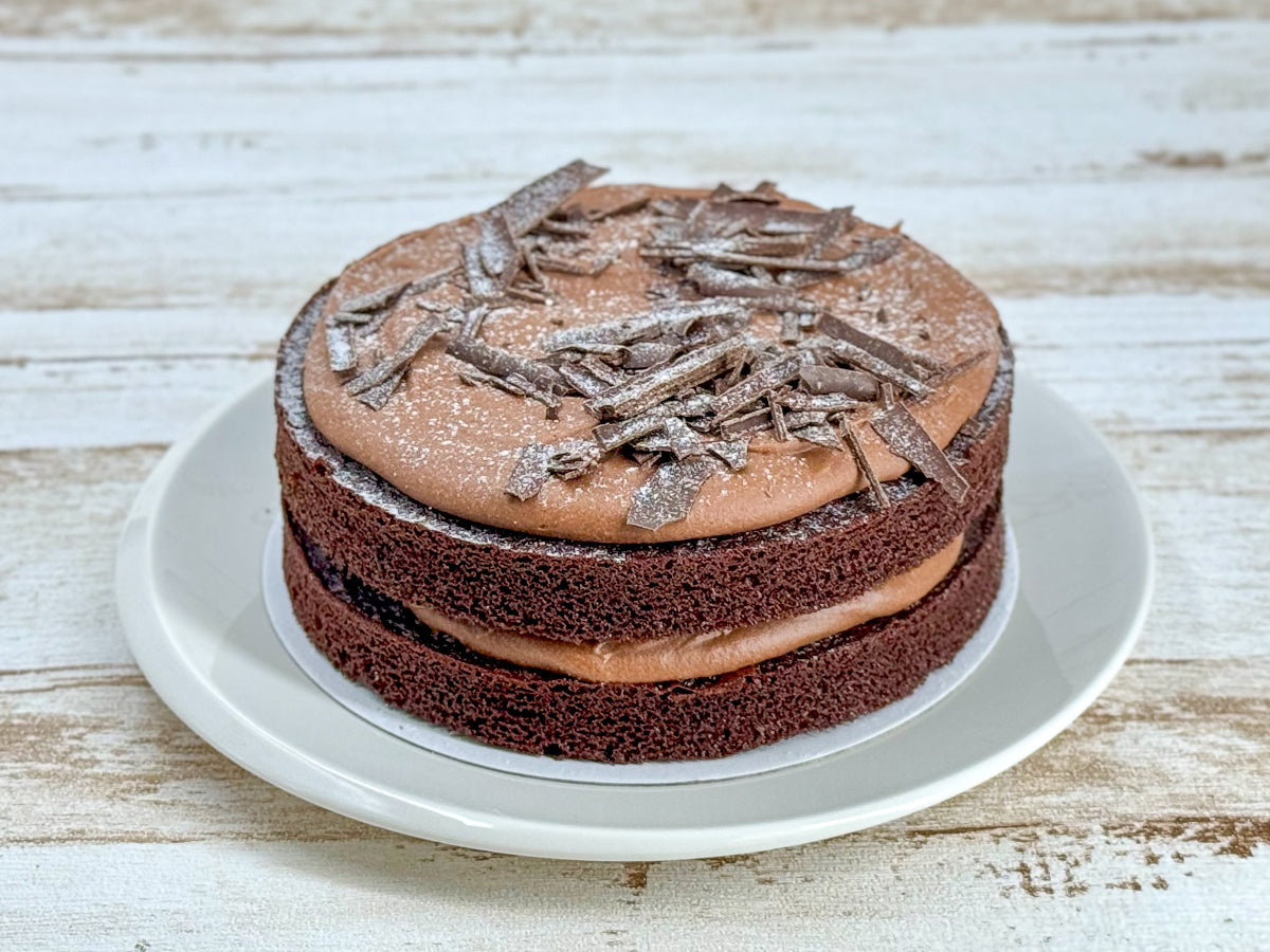 naked chocolade taart klein