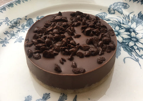 Individual Vegan Chocolate-Coconut Pie (Gluten And Lactose Free)